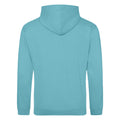 Himmelblau - Back - Awdis Unisex Kapuzenpullover College