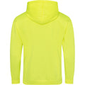 Neongelb - Back - Awdis Unisex Kapuzenpullover in Neonfarben