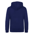 Navy - Back - Awdis Kinder Kapuzen Pullover