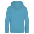 Hawaii Blau - Back - Awdis Kinder Kapuzen Pullover