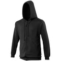 Schwarz - Lifestyle - Awdis Herren Kapuzenjacke - Kapuzenpullover - Hoodie mit Reißverschluss