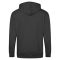 Schwarz-Rauch-Grau - Back - Awdis Herren Kapuzenjacke - Kapuzenpullover - Hoodie mit Reißverschluss