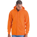 Orange Crush - Back - Awdis Herren Kapuzenjacke - Kapuzenpullover - Hoodie mit Reißverschluss