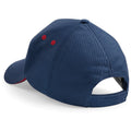 Blau-Rot - Back - Beechfield Unisex Baseballkappe Ultimate