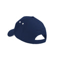 Marineblau-Weiß - Back - Beechfield Unisex Baseballkappe Ultimate