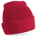 Rot - Front - Beechfield Unisex Wintermütze - Beanie - Mütze