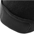 Schwarz - Side - Beechfield Unisex Wintermütze - Beanie - Mütze