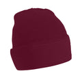 Burgunderrot - Front - Beechfield Unisex Wintermütze - Beanie - Mütze