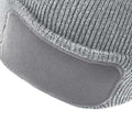 Grau meliert - Back - Beechfield Unisex Wintermütze - Beanie - Mütze