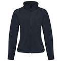 Schwarz - Front - 2786 Damen Softshell-Jacke - Performance-Jacke, 3-lagig, wasserabweisend, winddicht