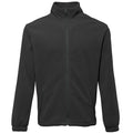 Schwarz - Front - 2786 Herren Fleece-Jacke mit durchgehendem Reißverschluss