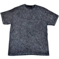 Schwarz - Front - Colortone Herren Mineral Wash T-Shirt
