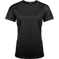 Schwarz - Front - Kariban Proact Damen Performance-T-Shirt - Trainings-T-Shirt - T-Shirt