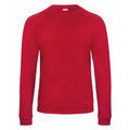 Rot - Front - B&C Denim Herren Sweatshirt Starlight, langärmlig, Rundhalsausschnitt