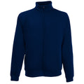 Marineblau - Front - Fruit Of The Loom Herren Premium 70-30 Sweatjacke - Sweatshirt-Jacke - Sweatshirt mit Reißverschluss