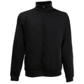 Schwarz - Front - Fruit Of The Loom Herren Premium 70-30 Sweatjacke - Sweatshirt-Jacke - Sweatshirt mit Reißverschluss