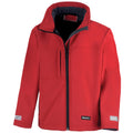 Rot - Front - Result Kinder Softshell-Jacke, 3-lagig