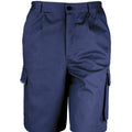 Marineblau - Front - Result Unisex Work-Guard Action Shorts