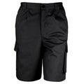 Schwarz - Front - Result Unisex Work-Guard Action Shorts