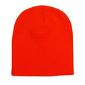 Leuchtend Orange - Front - Yupoong Flexfit Unisex Wintermütze - Beanie - Strickmütze