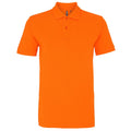 Orange - Front - Asquith & Fox Herren Polo-Shirt, Kurzarm