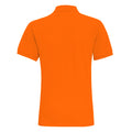 Orange - Back - Asquith & Fox Herren Polo-Shirt, Kurzarm
