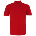 Kardinalsrot - Front - Asquith & Fox Herren Polo-Shirt, Kurzarm