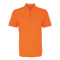 Neonorange - Front - Asquith & Fox Herren Polo-Shirt, Kurzarm