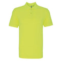 Neongelb - Front - Asquith & Fox Herren Polo-Shirt, Kurzarm