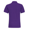 Violett - Back - Asquith & Fox Herren Polo-Shirt, Kurzarm