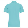 Heller Ozean - Back - Asquith & Fox Herren Polo-Shirt, Kurzarm
