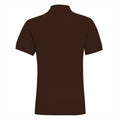 Milchschokolade - Back - Asquith & Fox Herren Polo-Shirt, Kurzarm