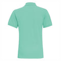 Mint - Back - Asquith & Fox Herren Polo-Shirt, Kurzarm