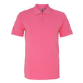 Pink - Front - Asquith & Fox Herren Polo-Shirt, Kurzarm