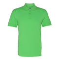 Limette - Front - Asquith & Fox Herren Polo-Shirt, Kurzarm