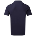 Marineblau - Back - Asquith & Fox Herren Polo-Shirt, Kurzarm