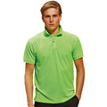 Limette - Back - Asquith & Fox Herren Polo-Shirt, Kurzarm