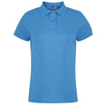 Saphir - Front - Asquith & Fox Damen Polo-Shirt, Kurzarm