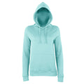 Minzgrün - Front - AWDis Just Hoods Damen Kapuzenpullover - Hoodie