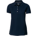 Marineblau - Front - Nimbus Damen Yale Polo-Shirt, Kurzarm