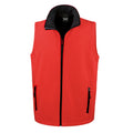 Rot-Schwarz - Front - Result Core Herren Softshell Bodywarmer - Gilet