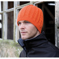 Orange - Back - Result Unisex Winter Essentials Mariner Strickmütze