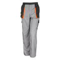 Grau-Schwarz-Orange - Front - Result Unisex Work-Guard Lite Arbeitshosen (Atmungsaktiv und Winddicht)