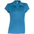Aquablau - Front - Kariban Proact Damen Performance Polo-Shirt, Kurzarm