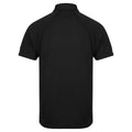 Schwarz - Back - Finden & Hales Herren Sport Polo-Shirt, Kurzarm