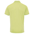 Limette - Back - Premier - "Coolchecker" Poloshirt für Herren kurzärmlig