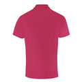 Hot Pink - Back - Premier - "Coolchecker" Poloshirt für Herren kurzärmlig