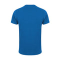Blau meliert - Back - Skinni Fit Herren Feel Good Stretch T-Shirt, Kurzarm