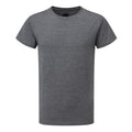 Grau Marl - Front - Russell Jungen Kurzarm HD T-Shirt