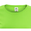 Limette - Side - Fruit of the Loom - T-Shirt für Damen kurzärmlig